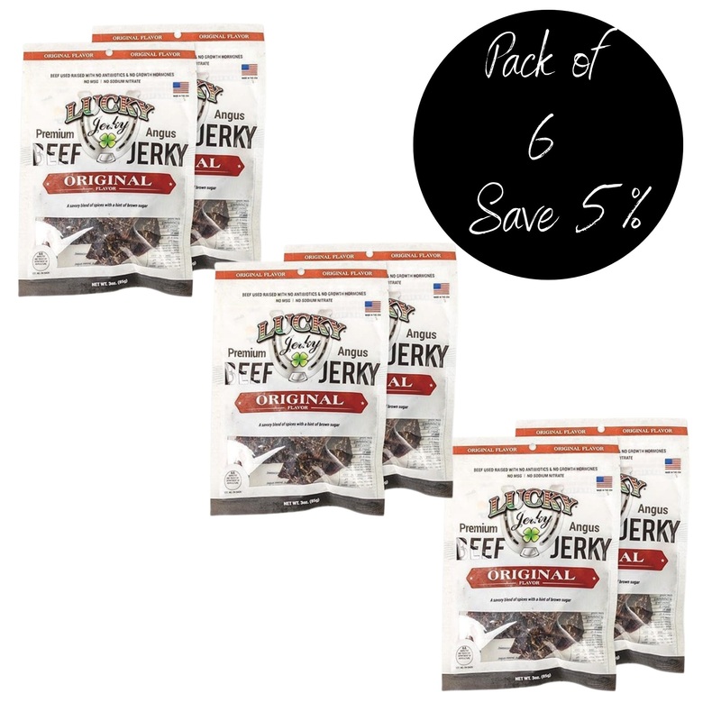 Original Beef Jerky | 3 oz | Pack of 6 | Nebraska Star Beef
