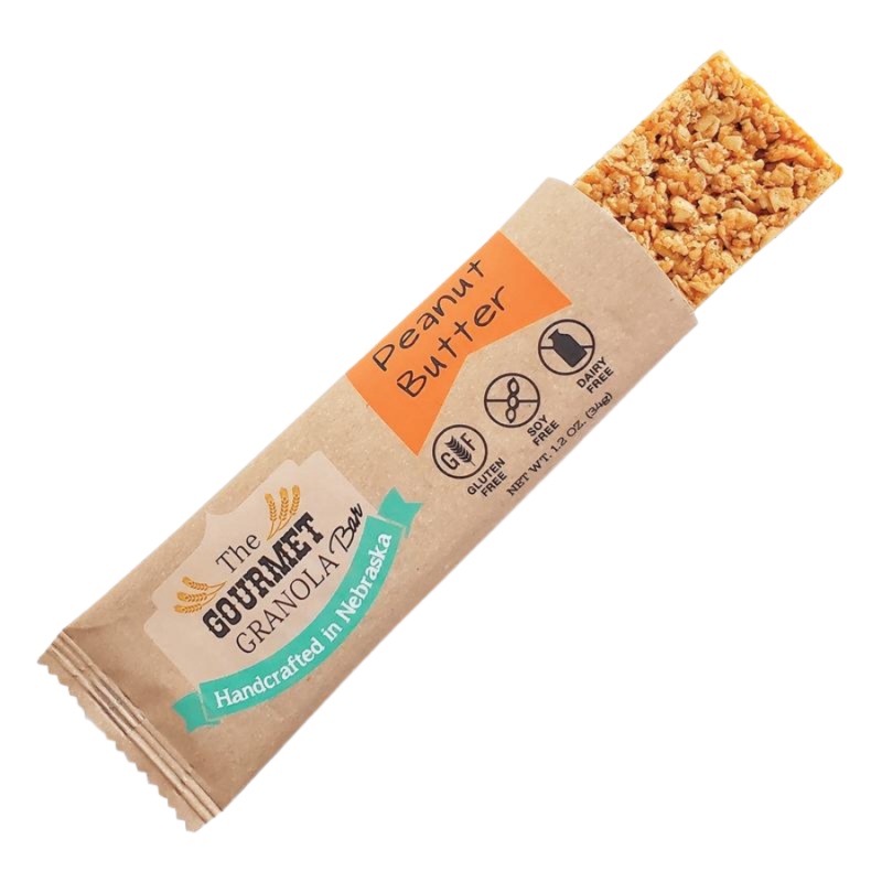Peanut Butter Granola Bar | Single Bar | Gluten, Dairy, & Soy Free | The Gourmet Granola