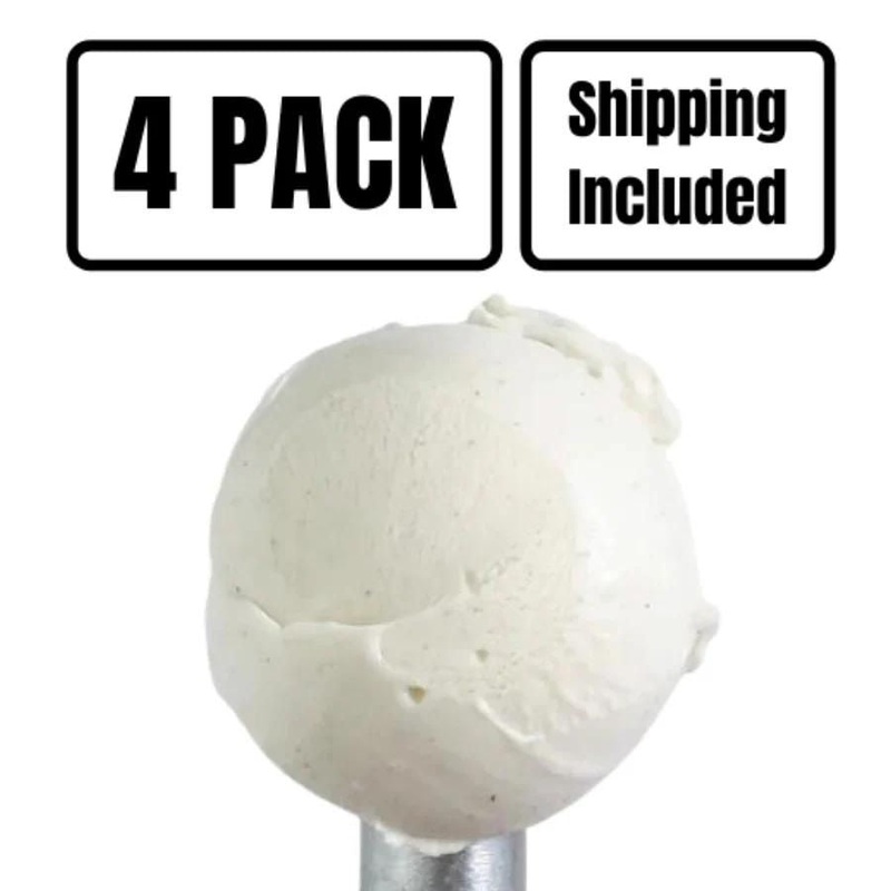 Vanilla Bean Ice Cream | Pack of 4 | One Pint | Gluten Free | Shipping Included | eCreamery