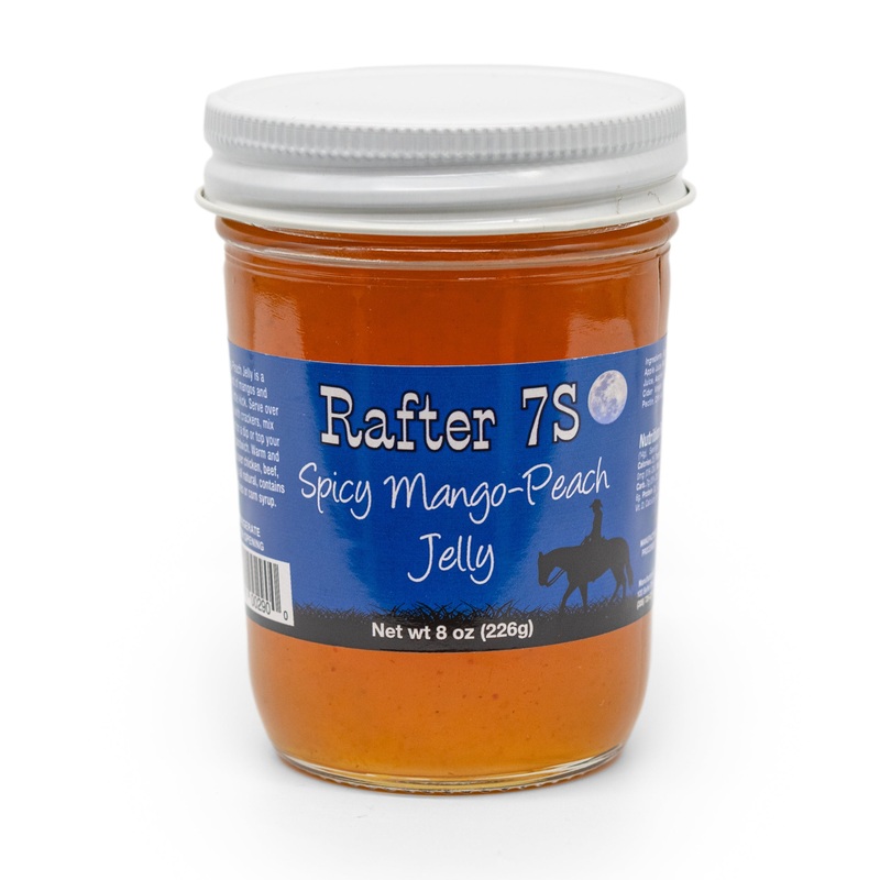 Spicy Mango-Peach Jelly | 8 oz | Rafter 7S