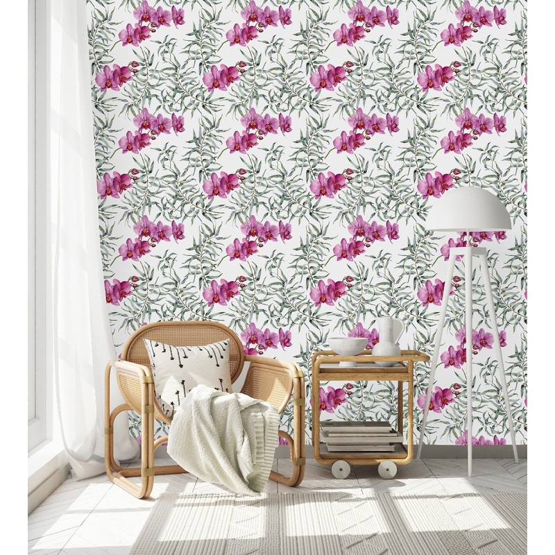 Brightly Orchid Wallpaper
