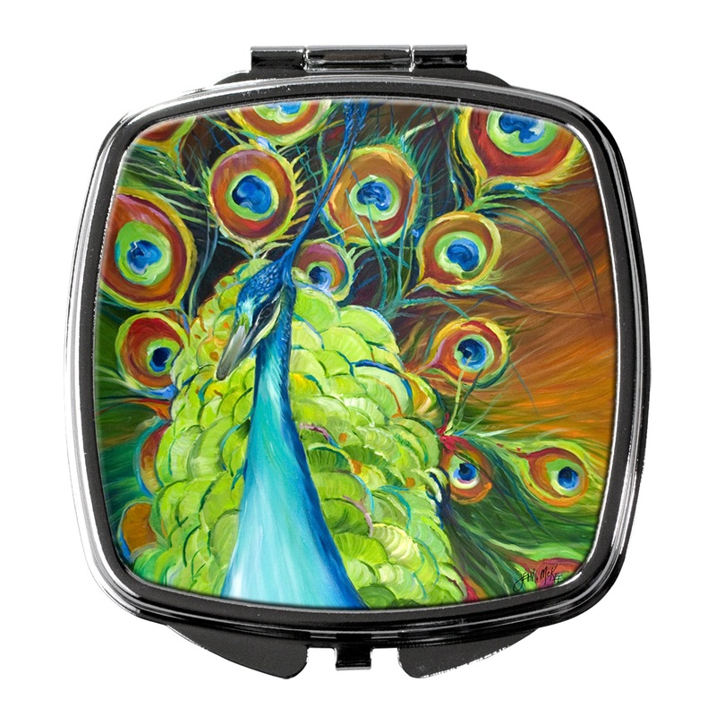 Peacock Compact Mirror  Stylish Purse Mirror with Artistic Covers JMK1209SCM
