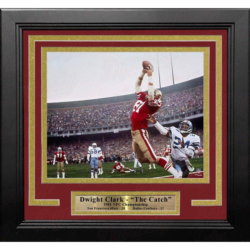 Dwight Clark 1981 NFC Championship Catch San Francisco 49ers 8x10 Framed Photo
