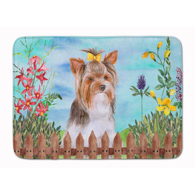 Yorkshire Terrier #2 Spring Machine Washable Memory Foam Mat CK1285RUG