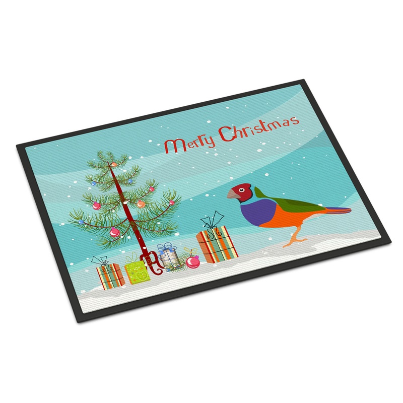 Amadina Merry Christmas Doormat - 18x27 Decorative Floor Mat  Indoor/Outdoor Rug with Artistic Flair CK4486MAT