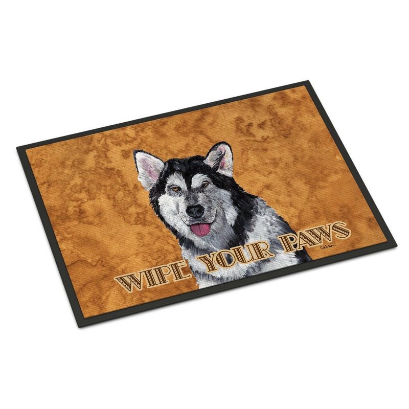 Alaskan Malamute Doormat - 18x27 Decorative Floor Mat  Indoor/Outdoor Rug with Artistic Flair SC9507MAT