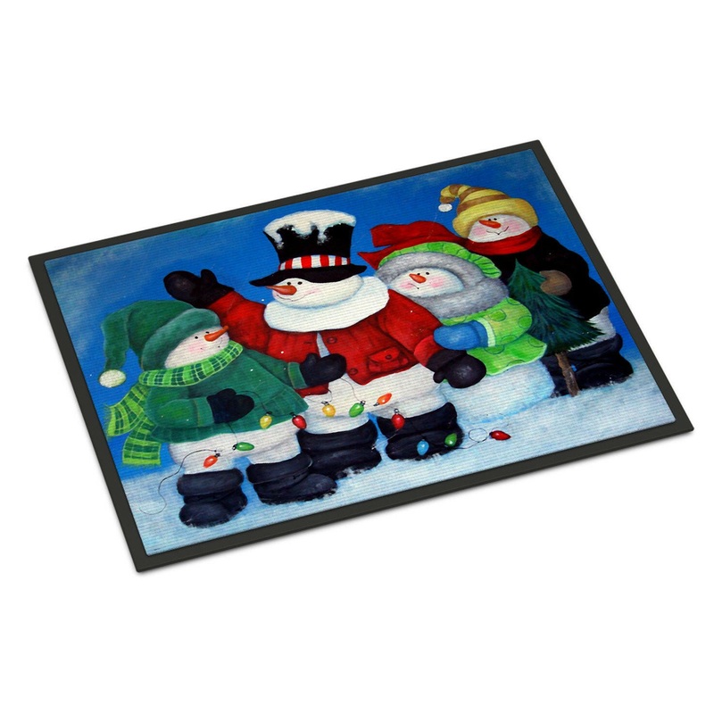 The Light Brigade Snowman Doormat - 24x36 Decorative Floor Mat  Indoor/Outdoor Rug with Artistic Flair PJC1087JMAT - Large 24x36  Indoor/Outdoor Floor Mats with Artistic Flair