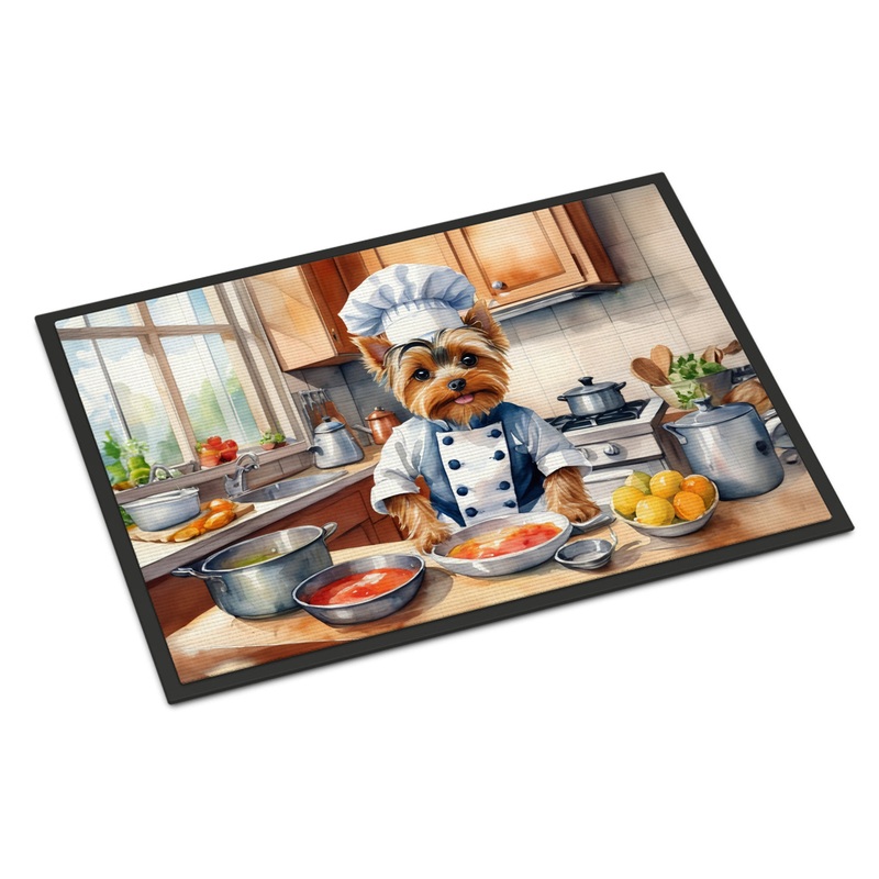 Yorkie Yorkshire Terrier The Chef Doormat