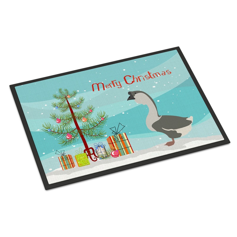 African Goose Christmas Doormat - 24x36 Decorative Floor Mat  Indoor/Outdoor Rug with Artistic Flair BB9266JMAT
